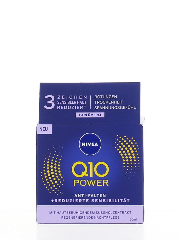Nivea Crema antirid de noapte 50 ml Q10 Power