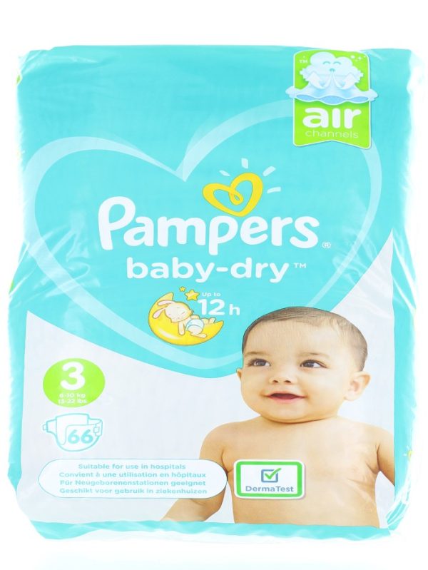 Pampers Scutece nr. 3 6-10 kg 66 buc Baby-Dry