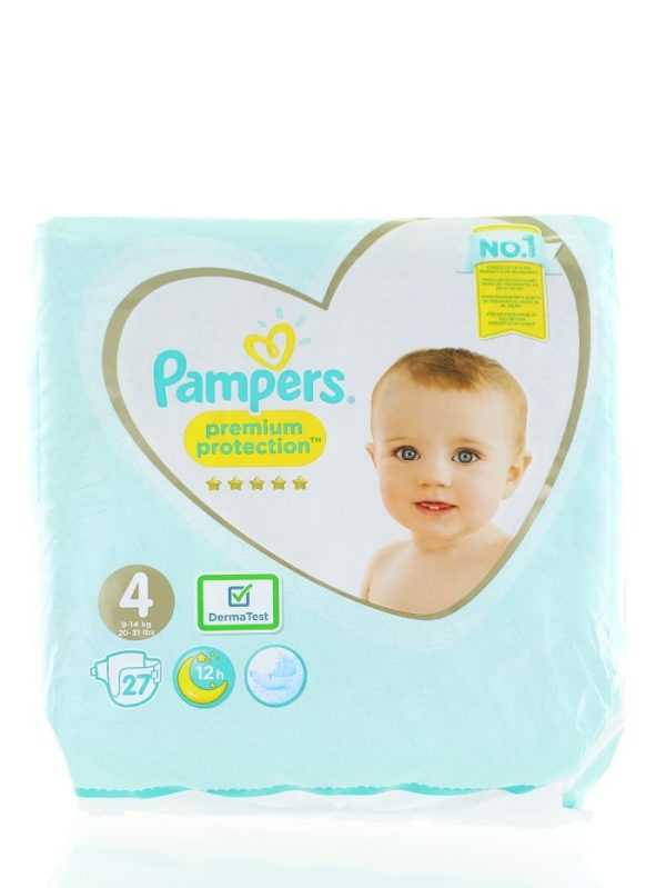 Pampers scutece nr. 4 9-14 kg 27 buc Premium Protection