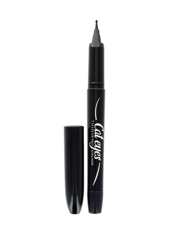Douglas Tus pleoape Cat Eyes 1 buc 01 Black Thin Tip