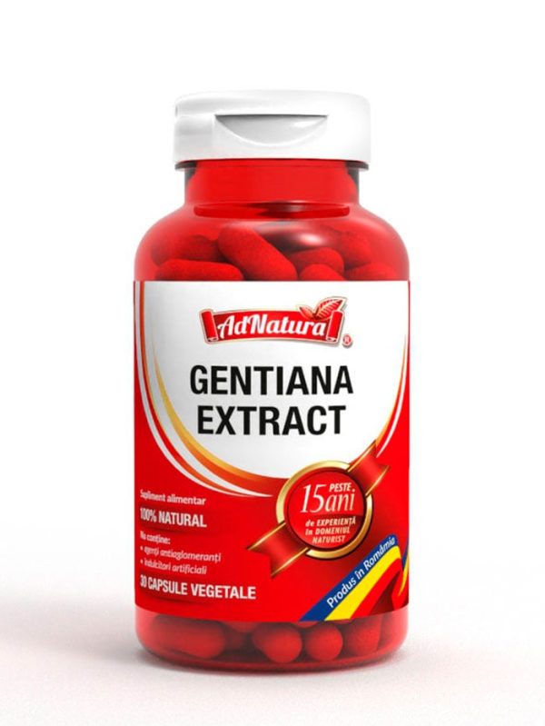 AdNatura Gentiana Extract 30 capsule vegetale