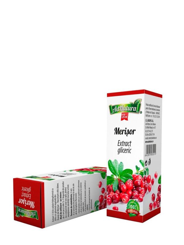 AdNatura Merisor-extract gliceric 50 ml fara alcool