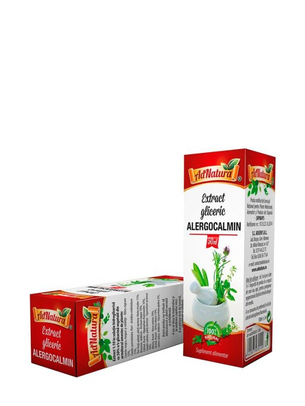 AdNatura Alergocalmin-extract gliceric 50 ml fara alcool