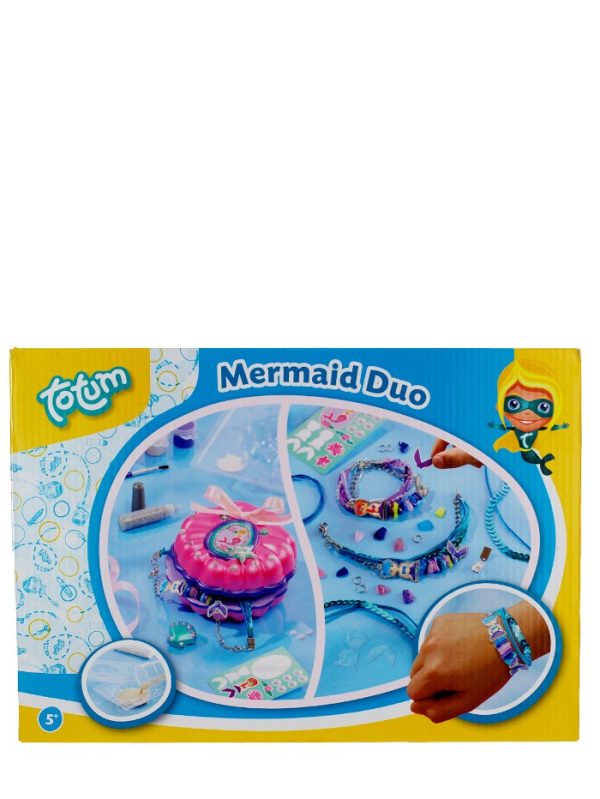 Jucarie Set creativ Mermaid Duo cutie de bijuterii+ bratari
