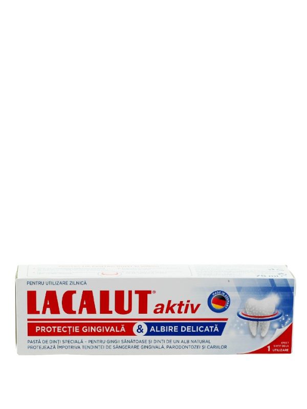 Lacalut Pasta de dinti 75 ml Aktiv Albire Delicata