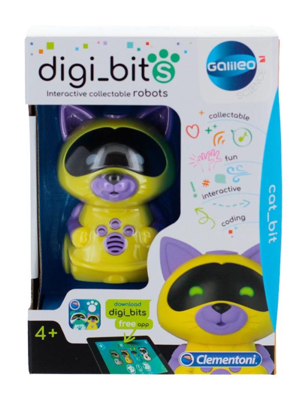 Clementoni Digi Bits Cat robot interactiv
