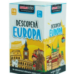 0018819.jpg Memorace Joc educativ-Descopera Europa, 7+Ani 58 piese