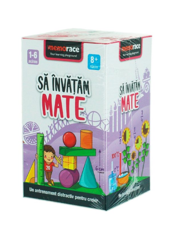 Memorace Joc educativ-Sa invatam Mate, 8+Ani 58 piese