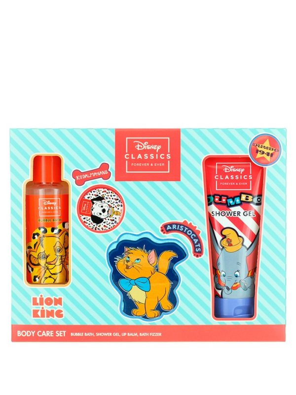 Disney Caseta copii:Balsam de buze+Bomba de baie+Spuma de baie+Gel de dus 10+60g 2x100 ml