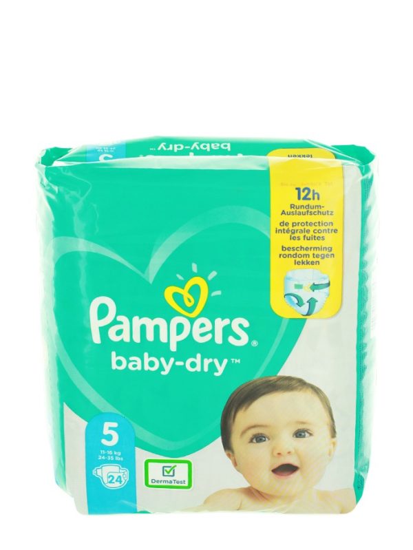 Pampers scutece nr.5 11-16 kg 24 buc Baby-Dry