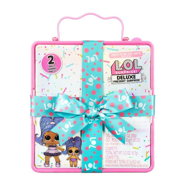 035051576419_576419euc_papusa_lol_surprise_deluxe_present.jpg LOL Surprise, Deluxe Present Surprise cu 2 Papusi, S2
