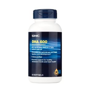 Acizii Grasi DHA Omega-3 600, 60 capsule, GNC