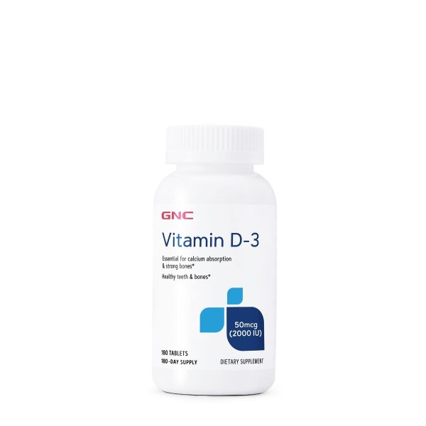 052c54746ba06_144823_d3_2000.jpg Vitamina D3 2000UI, 180 tablete, GNC