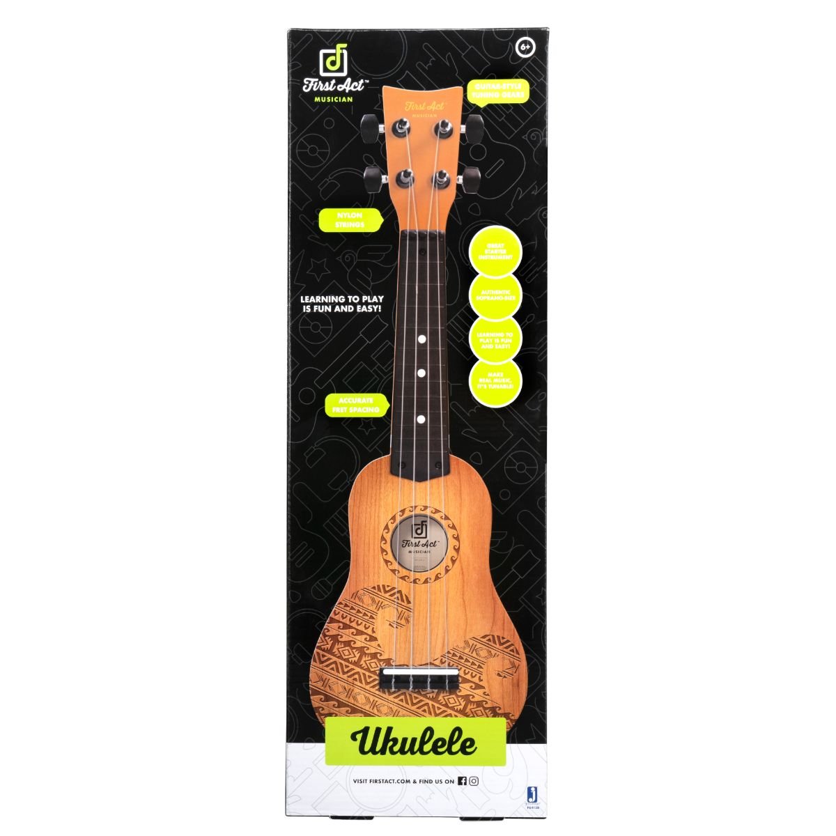Chitara Ukulele, First Act, 50 cm, FG4128