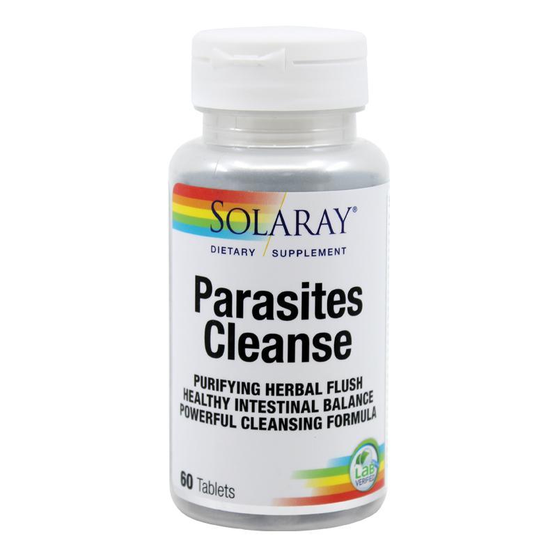 Parasites Cleanse 60 tablete Solaray, natural, Secom