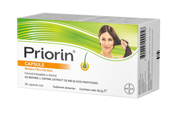 080e6286c74f5_bayer_priorin_capsule_56_2g_iulie2020_packshot.png Priorin, 60 capsule, Bayer