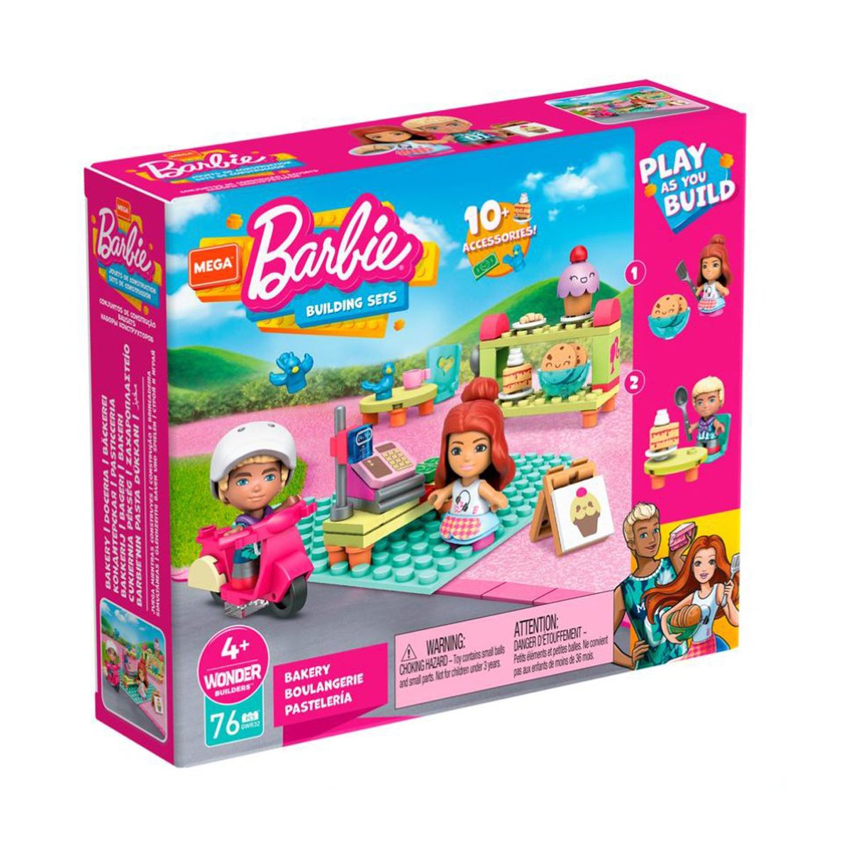 Set Megaconstrux, Barbie, Locations