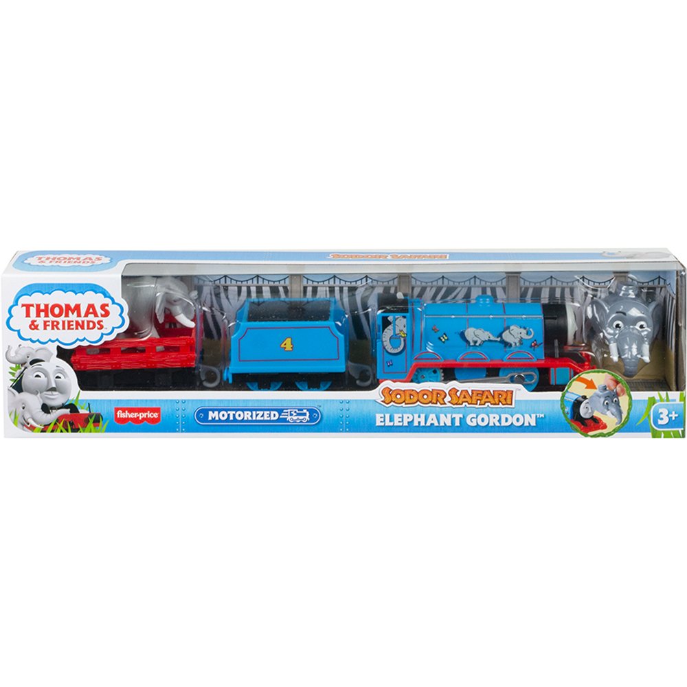 08b338cd-dce9-4a73-a3a2-102fc7ae5c74.jpg Locomotiva motorizata Thomas and Friends, Safari cu animalute, Elephant Gordon