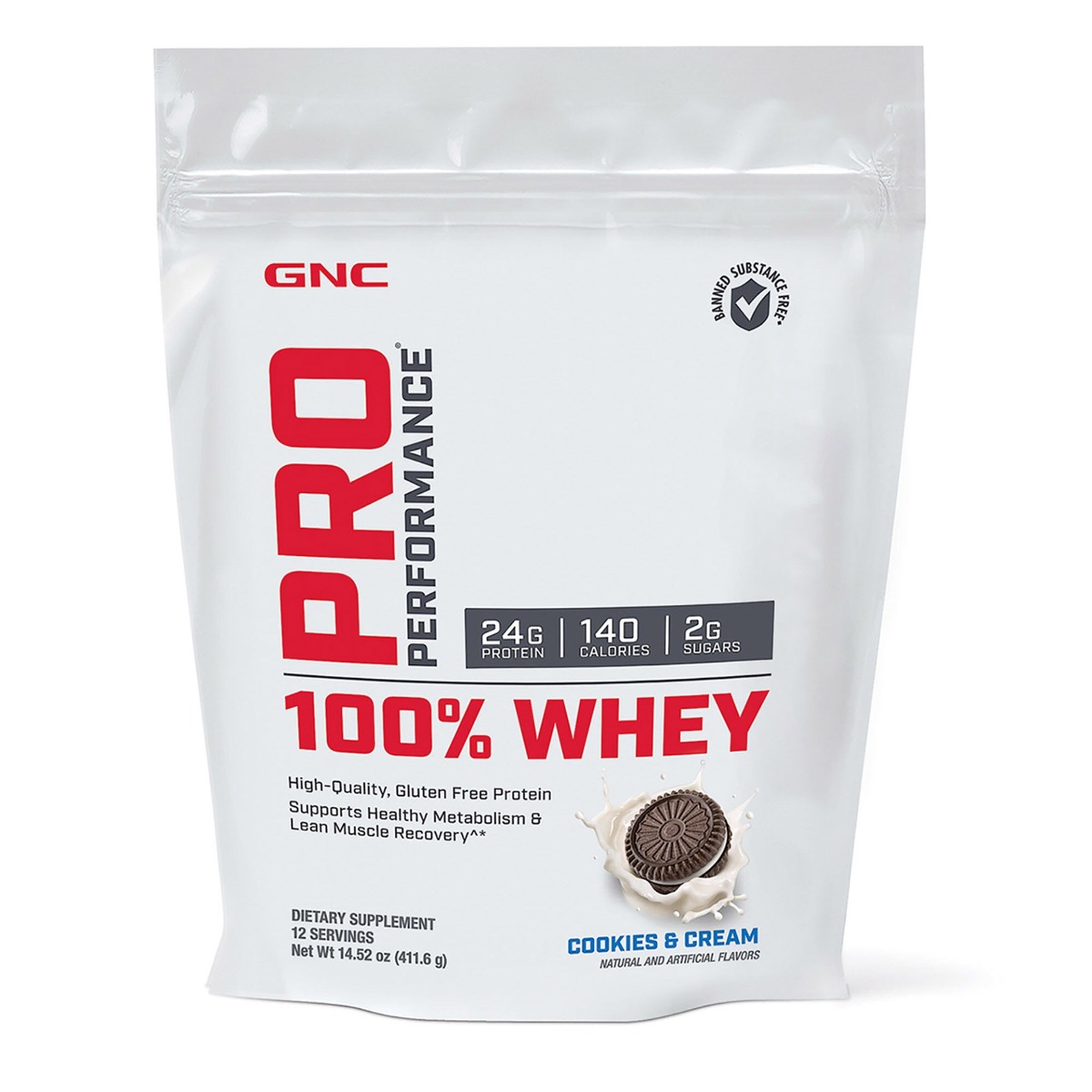 0af8c7e565516_product_1560954348.jpg Proteina din zer cu aroma de biscuiti si crema Pro Performance, 411.6g, GNC