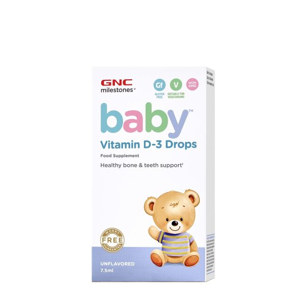 0b5f305d658f5_vitamin_d3.jpg Vitamina D-3 picaturi pentru copii intre 0 - 4+ ani, 7.5ml, GNC