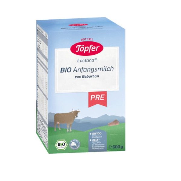 Lapte praf Bio Pre 0-6 luni de la nastere, 600g, Topfer