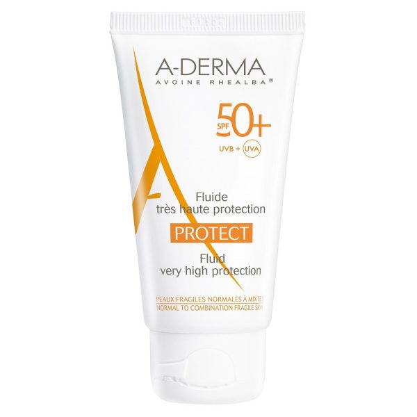 10454-1000_1000_33.jpg Fluid pentru protectie solara cu SPF 50+, 40 ml, A-Derma Protect