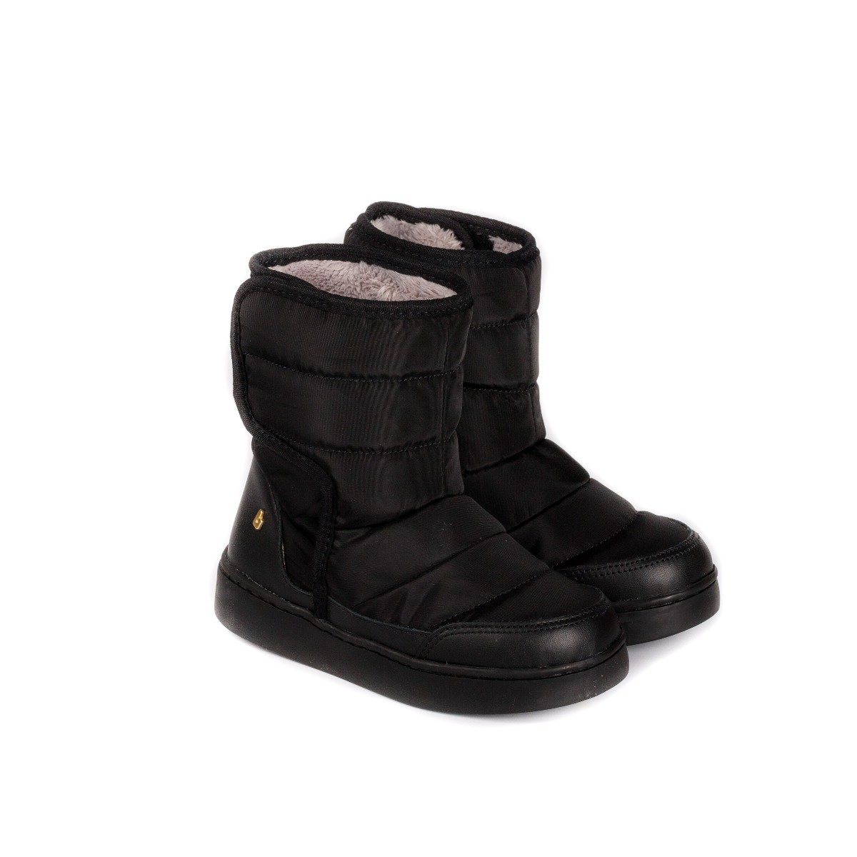 Cizme fete Bibi Urban Black cu blanita