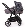 106740-4.jpg Carucior combinat Cangaroo Rachel 2018 grey leaves