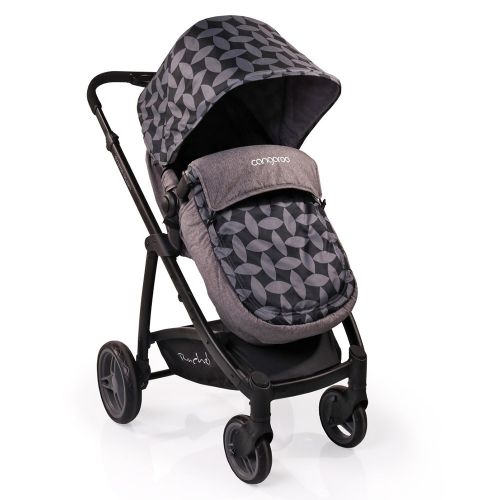 106740-7.jpg Carucior combinat Cangaroo Rachel 2018 grey leaves