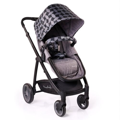 Carucior combinat Cangaroo Rachel 2018 grey leaves