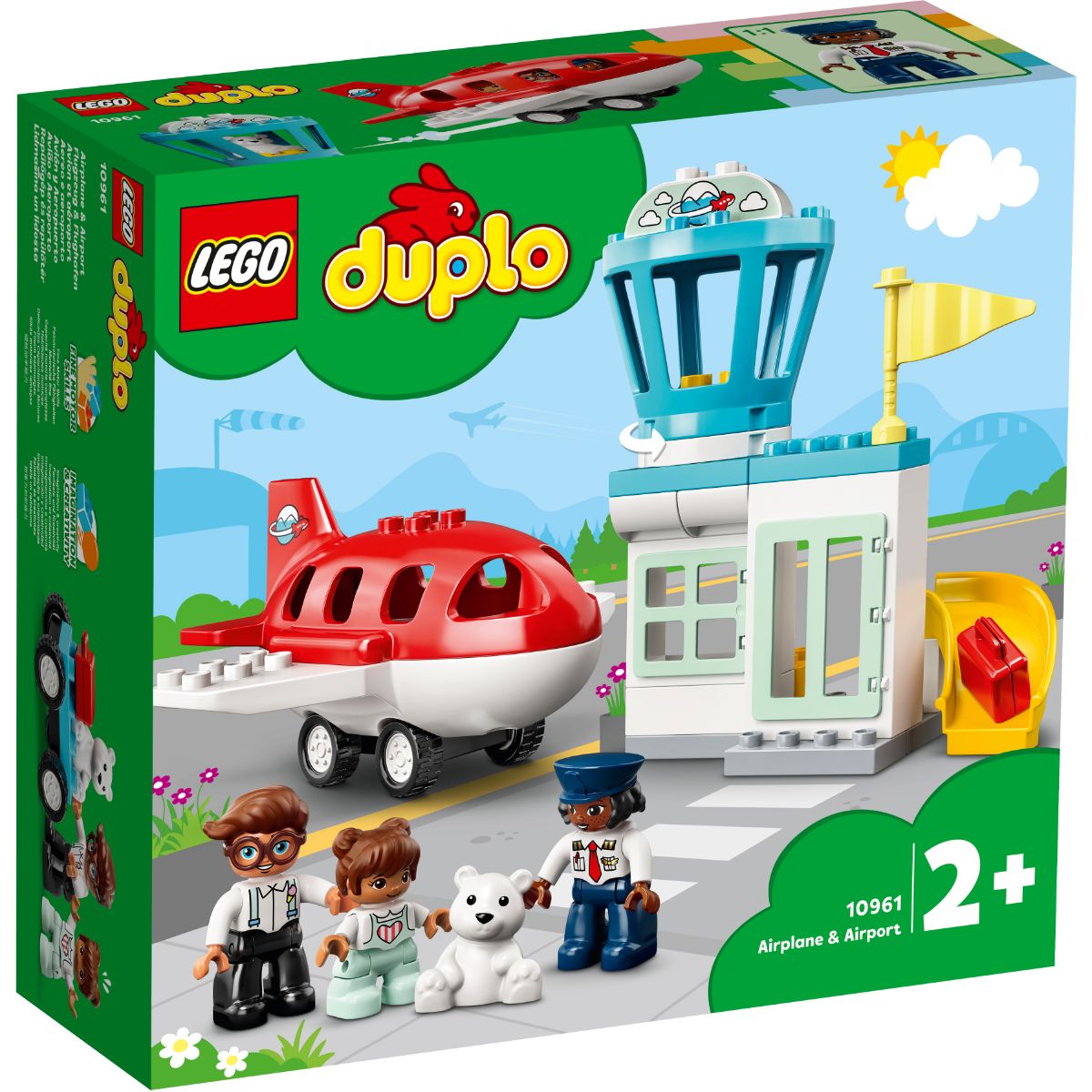 10961_box1_v29.jpg LEGO® Duplo - Avion si aeroport (10961)