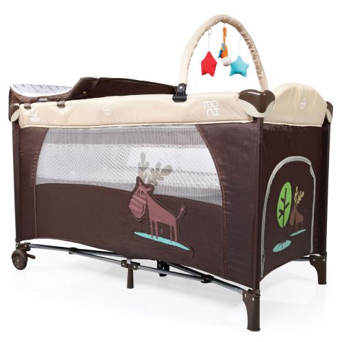 Tarc doua nivele Moni Happy Baby 2019 beige