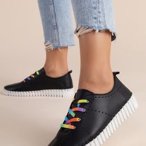 Pantofi piele Laodella Negri