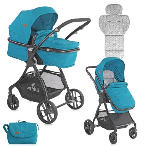 Carucior combinat Lorelli Starlight 2019 dark blue