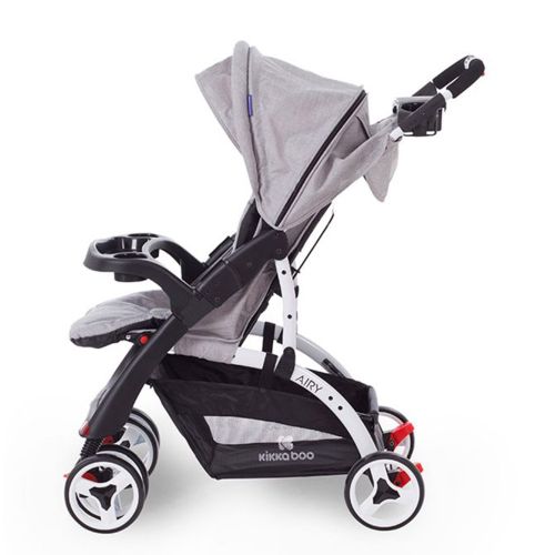 Carucior de vara Kikka Airy 2019 grey melange