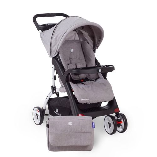 Carucior de vara Kikka Airy 2019 grey melange