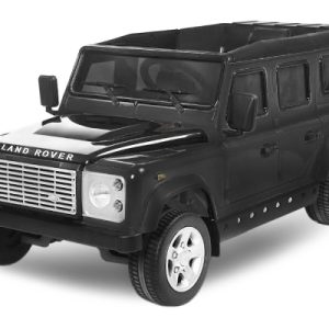 Masinuta electrica Land Rover Defender 2x35W 12V cu ROTI MOI Negru