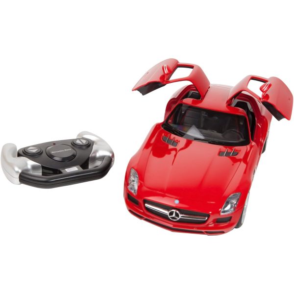125_1_.jpg Masina cu telecomanda Rastar Mercedes Benz SLS AMG 1:14, Rosu