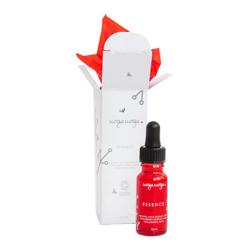 Esenta naturala pentru fata bio, vegana cu extract de merisoare si acid hialuronic | Uoga Uoga