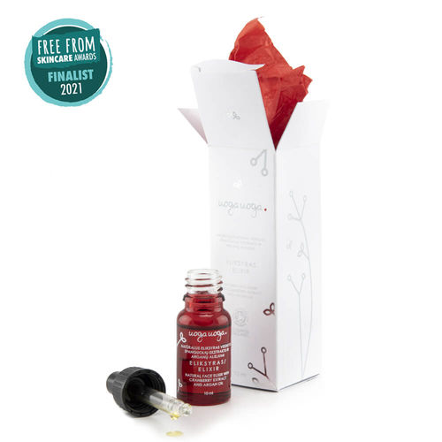 Elixir pentru fata bio, vegan cu extract de afine si ulei de argan | Uoga Uoga