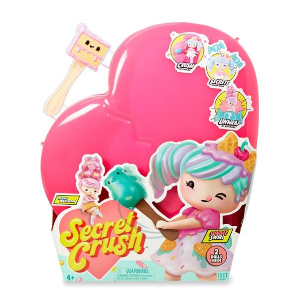 Papusi Secret Crush, Sundae Swirl si Winnie Wafflecone cu 5 surprize