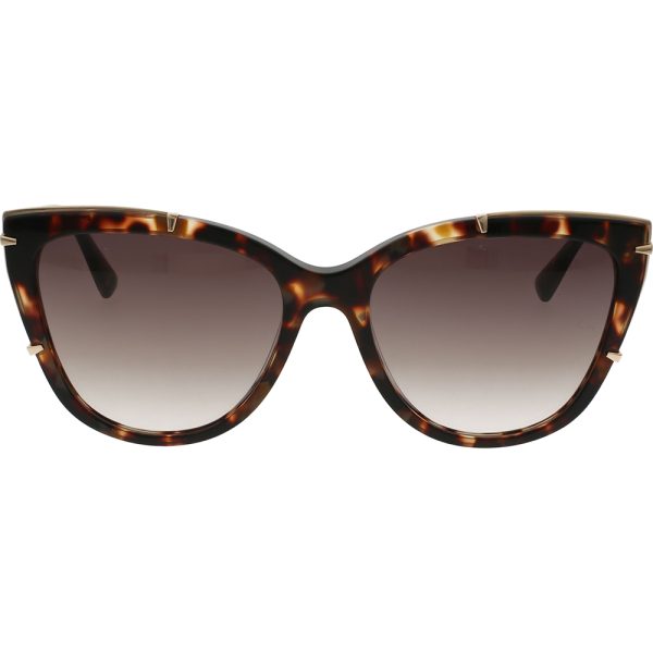 Ochelari de soare Ana Hickmann AH9286 G21, Maro, 57 mm