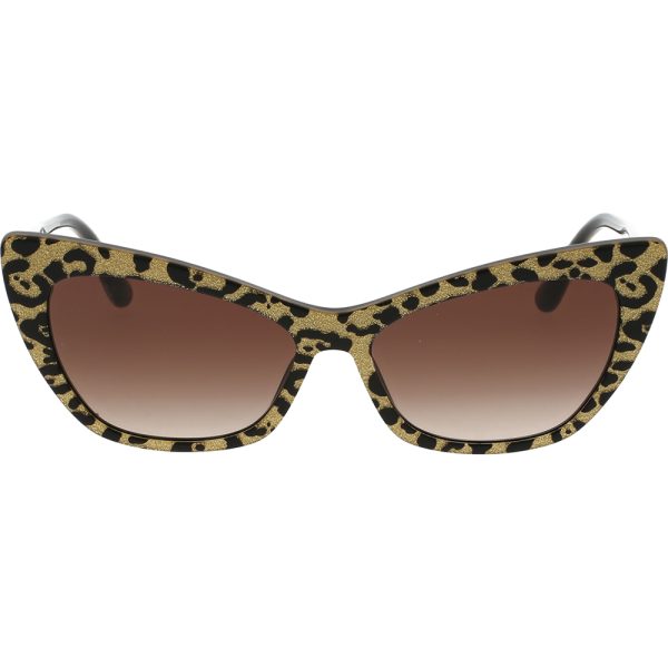 Ochelari de soare Dolce&Gabbana DG4370 320813, Auriu, 56 mm