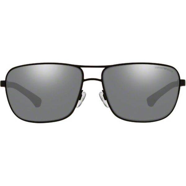 Ochelari de soare Emporio Armani EA2033 3001Z3, polarizati, Negru, 64 mm