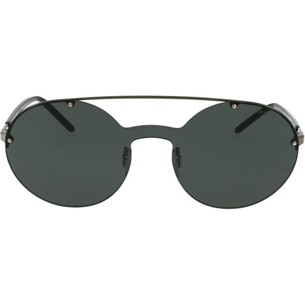 Ochelari de soare Emporio Armani EA2088 301087, Argintiu, 58 mm