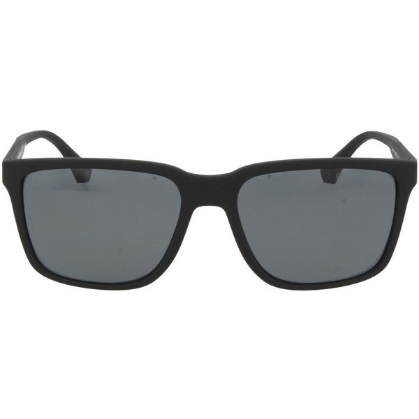 Ochelari de soare Emporio Armani EA4047 506381, polarizati, Negru, 56 mm