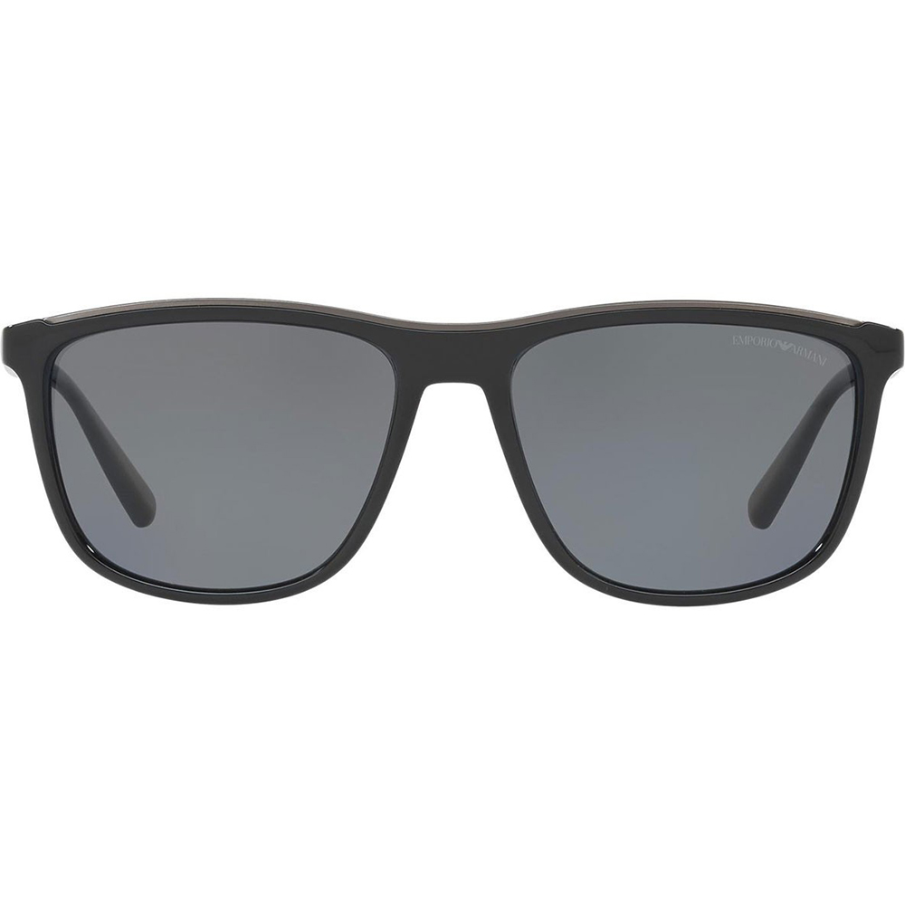 Ochelari de soare Emporio Armani EA4109 501781, polarizati, Negru, 57 mm