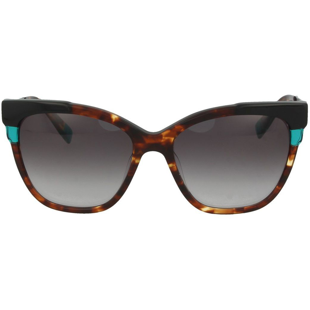 Ochelari de soare Furla SFU148 0743, Havana, 55 mm