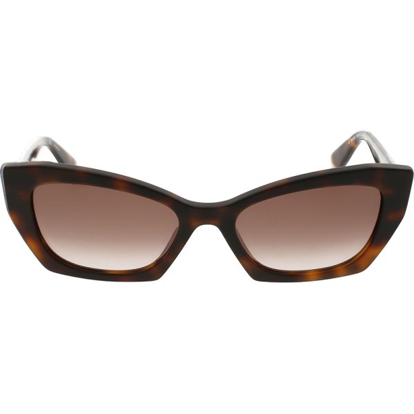 Ochelari de soare Furla SFU334 01AY, Havana, 54 mm