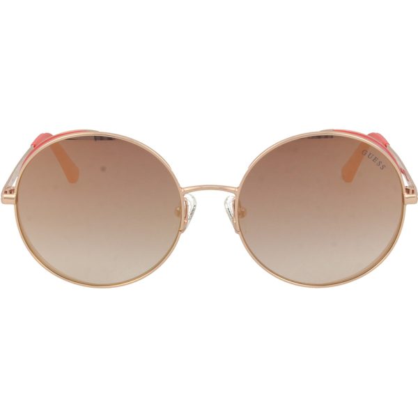 Ochelari de soare Guess GU7606 28U, Auriu, 57 mm
